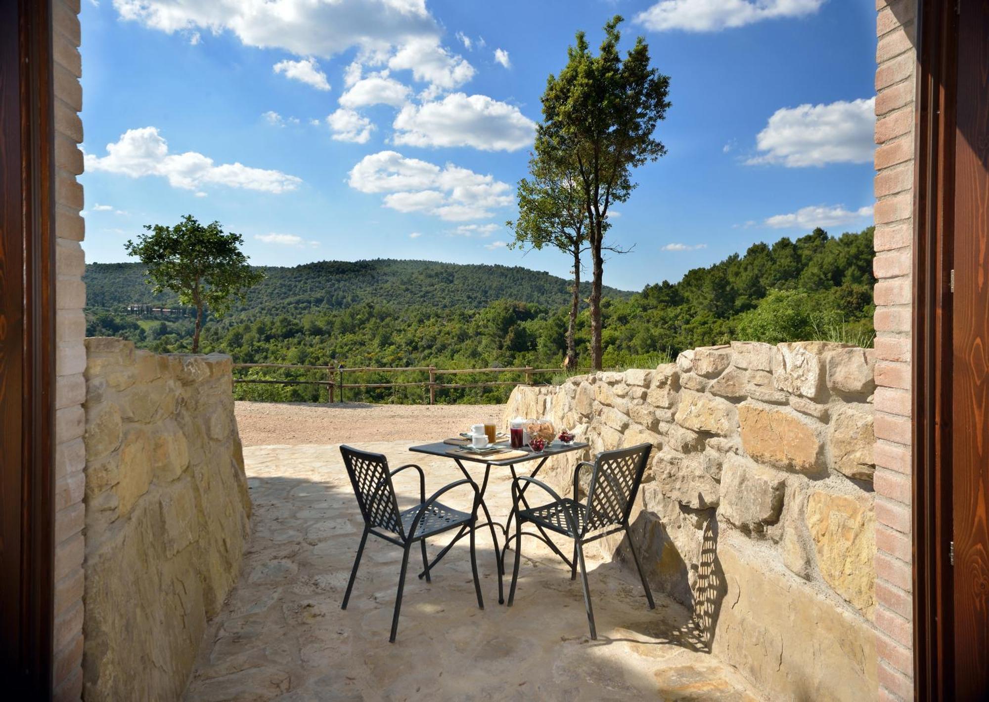 Tenuta Di Forte Sorgnano Gualdo Cattaneo Szoba fotó